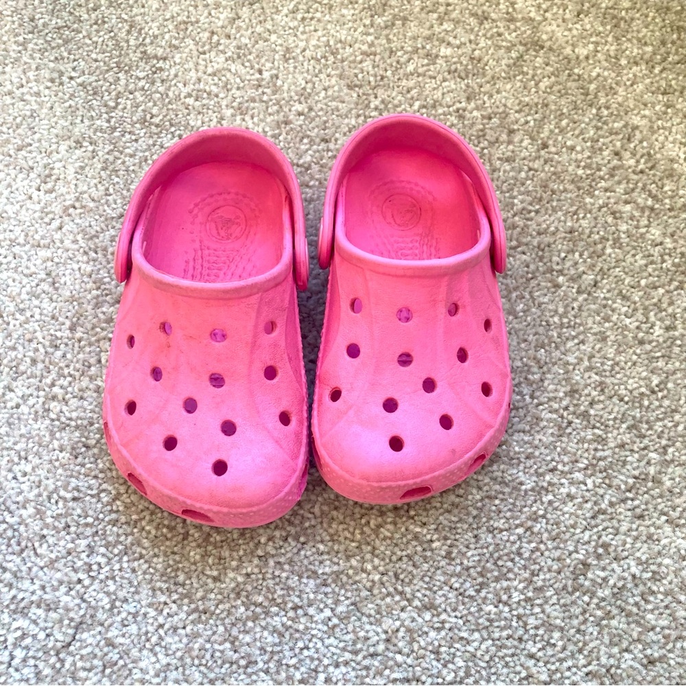 Pink CROCS Size 4/5 Toddler